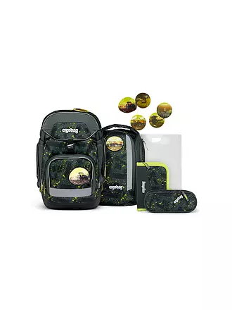 ERGOBAG | Ensemble de cartables 6 pièces PACK - Sternzauberbär | dunkelgrün
